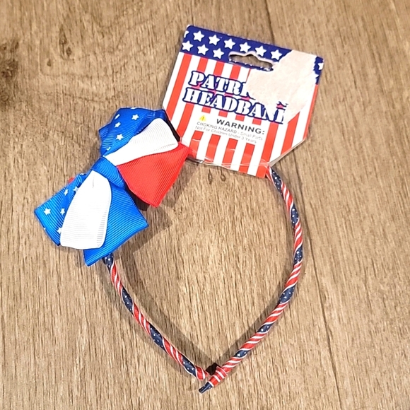 (J24) Patronic Headband Toddler with bow - Picture 1 of 3